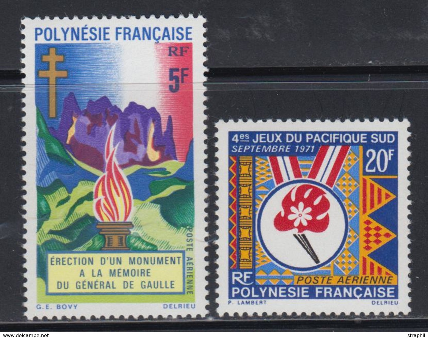 ** POLYNESIE - POSTE AERIENNE  - ** - N°34/39, 45/46 - TB - Vide