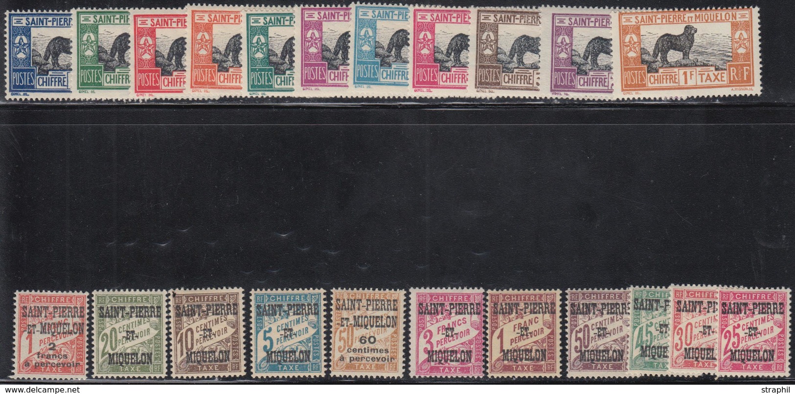 * SPM - TIMBRES TAXE - * - N°10/31 - Qq ** - TB - Vide