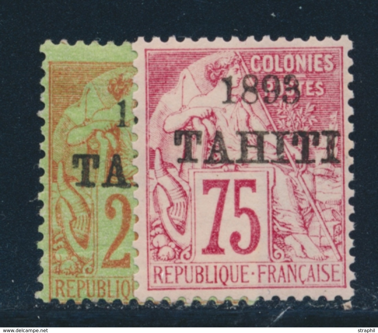* TAHITI  - * - N°25, 29 - 2 Valeurs - TB - Other & Unclassified