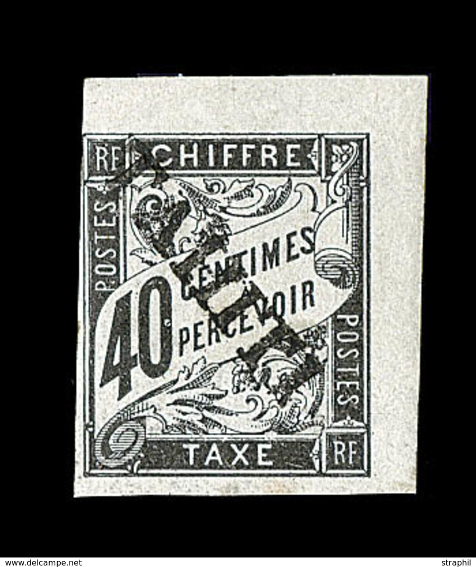 ** TAHITI - TIMBRES TAXE  - ** - N°10 - 40c Noir - CdF - TB - Other & Unclassified