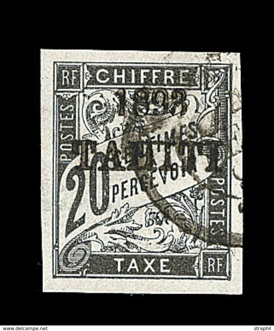 O TAHITI - TIMBRES TAXE  - O - N°21 - Margé - TB - Autres & Non Classés