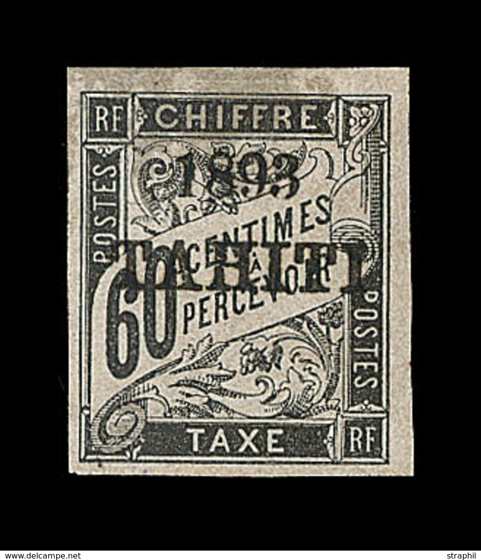 * TAHITI - TIMBRES TAXE  - * - N°24 - Margé - Signé Calves - TB - Other & Unclassified