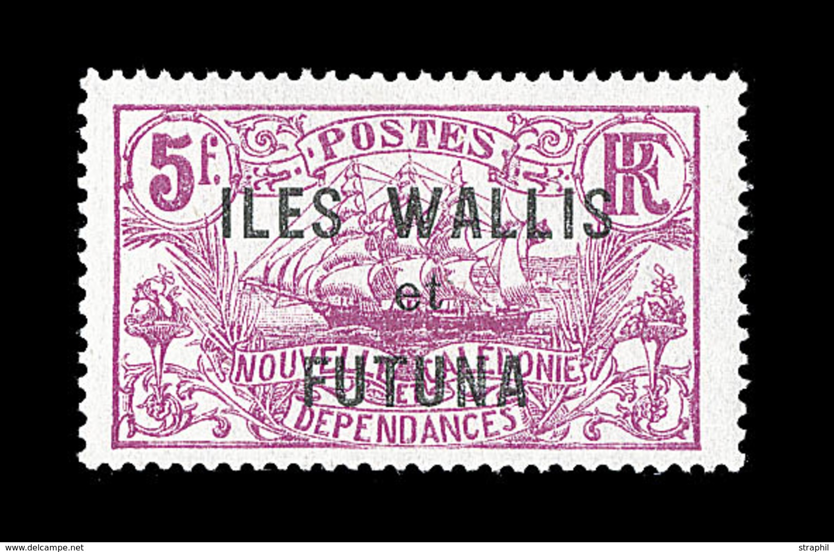 * WALLIS ET FUTUNA - * - N°37a - Sans Surcharge "3F" - Signé - TB - Other & Unclassified