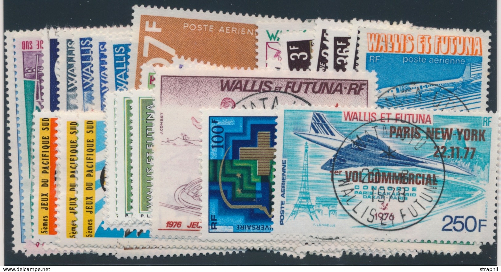 O WALLIS ET FUTUNA - POSTE AERIENNE - O - N°41/75 - Les 35 Val. - TB - Autres & Non Classés