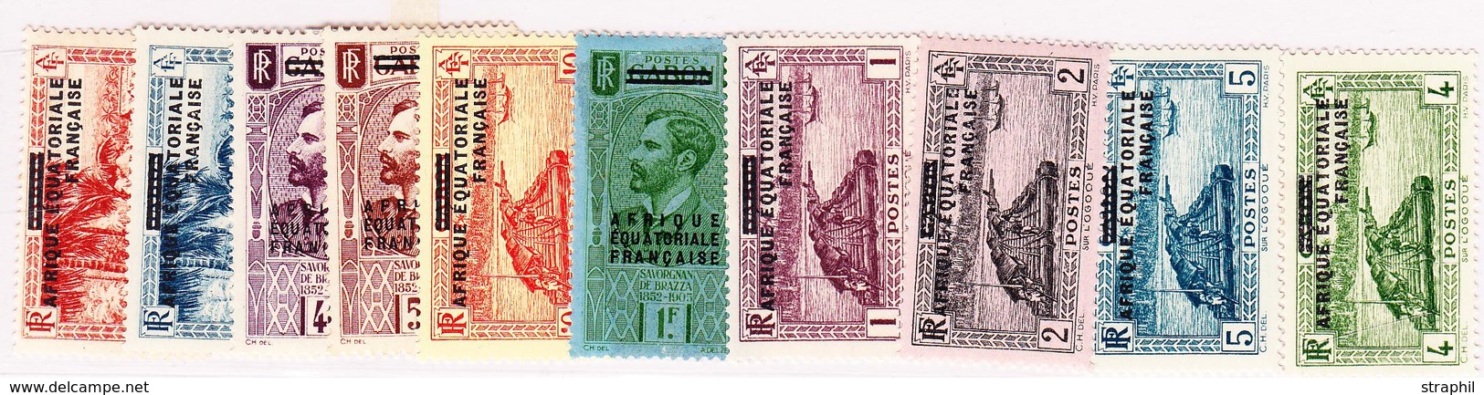 * AFRIQUE EQUATORIALE FRANCAISE - * - N°17/26 - TB - Other & Unclassified