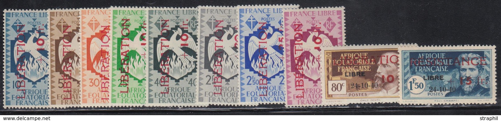 * AFRIQUE EQUATORIALE FRANCAISE - * - N°181/90 - Les 10 Val - TB - Other & Unclassified