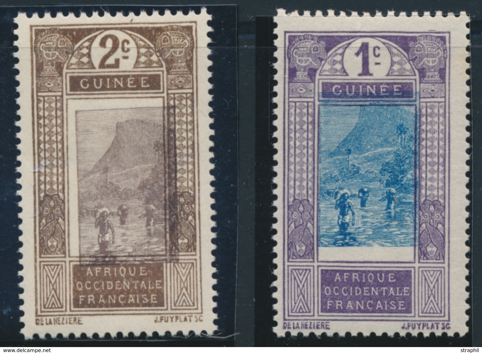 ** AFRIQUE OCCIDENTALE FRANCAISE - ** - N°63/64 - Centre Déplacé - TB - Other & Unclassified