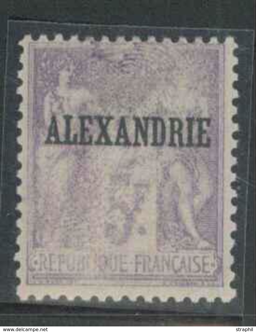 * ALEXANDRIE - * - N°18 - Trace Invisible - TB - Other & Unclassified