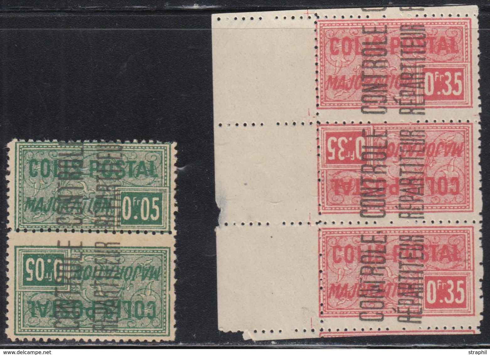 **/* ALGERIE - COLIS POSTAUX - **/* - N°10b, 12b **- BdF - TB - Colis Postaux