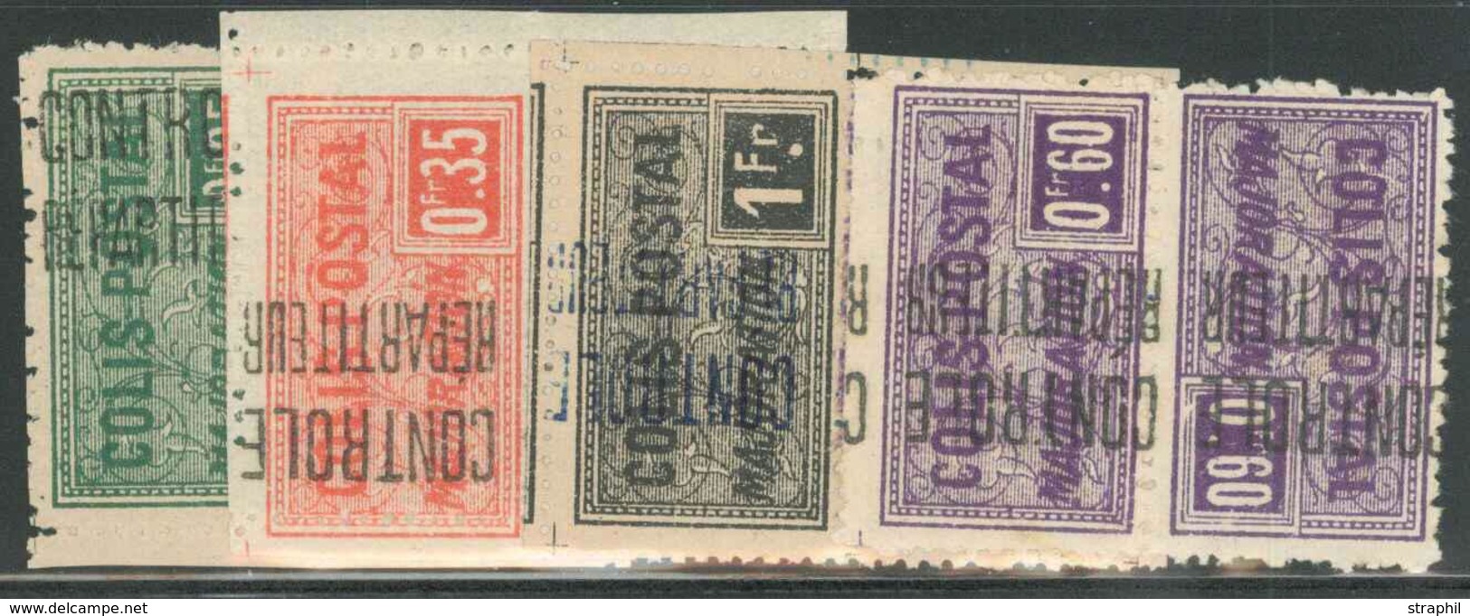 * ALGERIE - COLIS POSTAUX - * - N°10b/14a - 4 Tête-bêche - TB - Colis Postaux