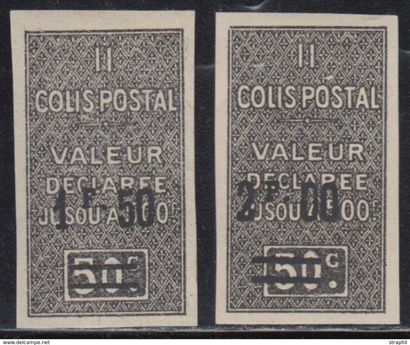 ** ALGERIE - COLIS POSTAUX - ** - N°17a, 18b - ND - TB - Parcel Post