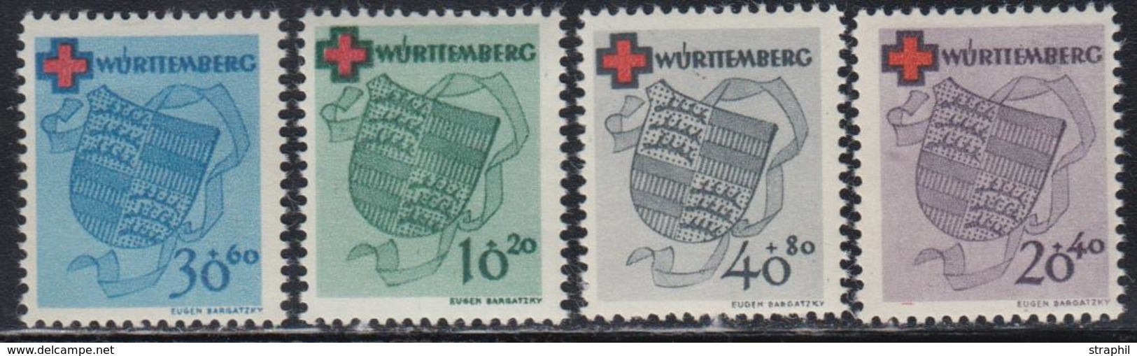 ** WURTEMBERG - ** - N°38/41 - TB - Autres & Non Classés