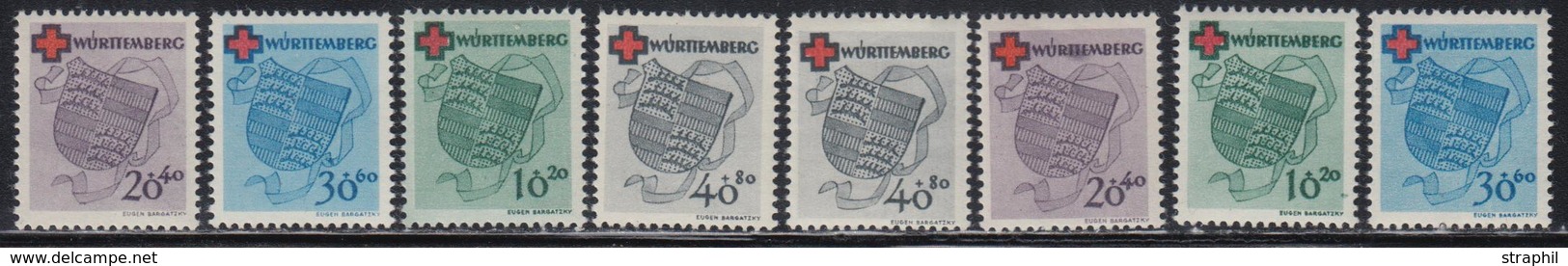 ** WURTEMBERG - ** - N°38/41 - TB - Autres & Non Classés