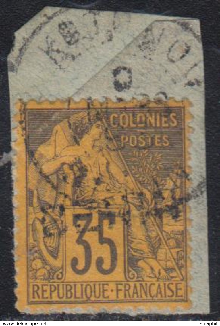 F BENIN  - F - N°10 - 35c Violet Noir S/jaune - TB - Autres & Non Classés