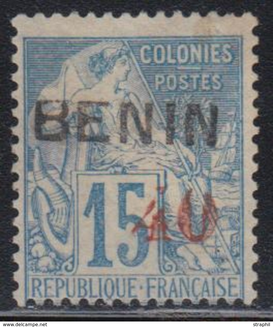 (*) BENIN  - (*) - N°15 - 40 S/15c Bleu - TB - Autres & Non Classés