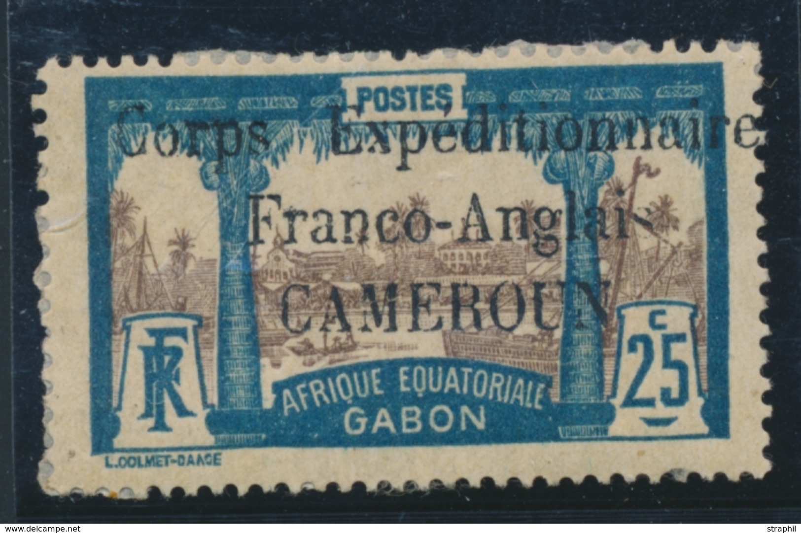 * CAMEROUN - * - N°44 - Gomme Coloniale - Signé A. Brun - TB - Other & Unclassified