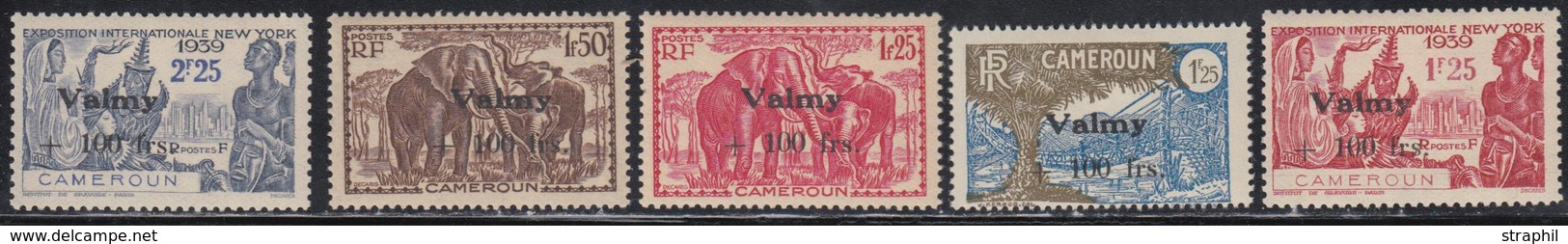 * CAMEROUN - * - N°240/44 - Les 5 Val. - Gommes Coloniales - TB - Other & Unclassified