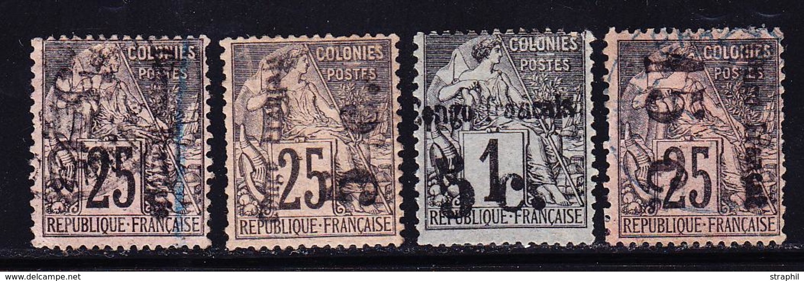 */O CONGO - */O - N°1*, 4Aa*, 4Aa Obl., 7b - Qques Dents Courtes - B - Autres & Non Classés