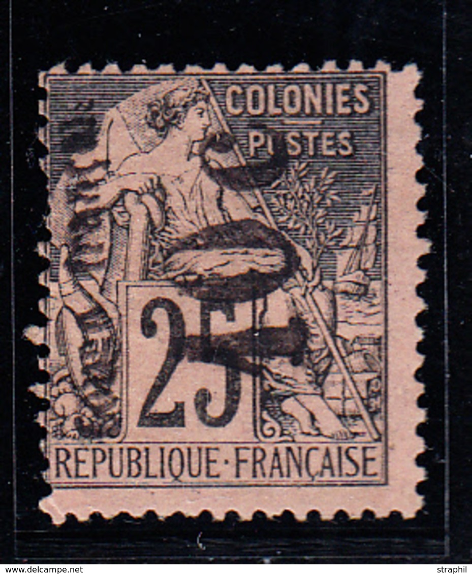 (*) CONGO - (*) - N°5b - 10c S/25c - Surch Verticale - Signé Calves - TB - Other & Unclassified