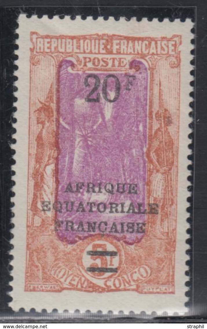 * CONGO - * - N°105a - Sans Point Après "F" - TB - Other & Unclassified