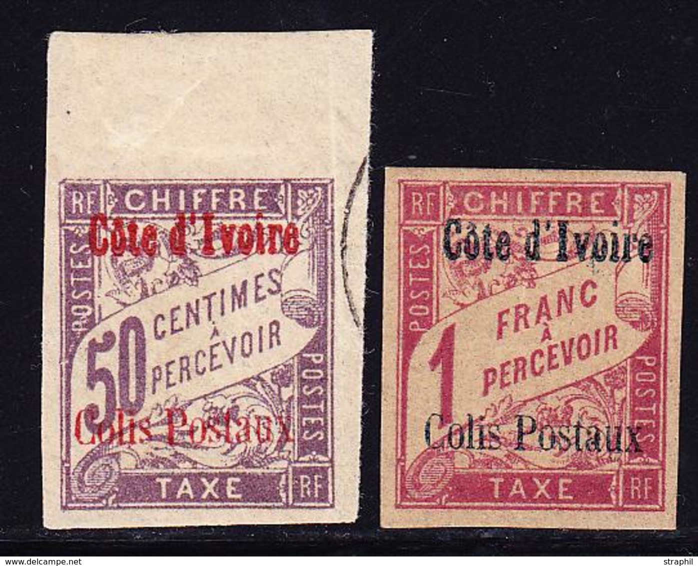 * COTE D'IVOIRE - COLIS POSTAUX  - * - N°3/4 - N°3 Cdf - TB - Other & Unclassified