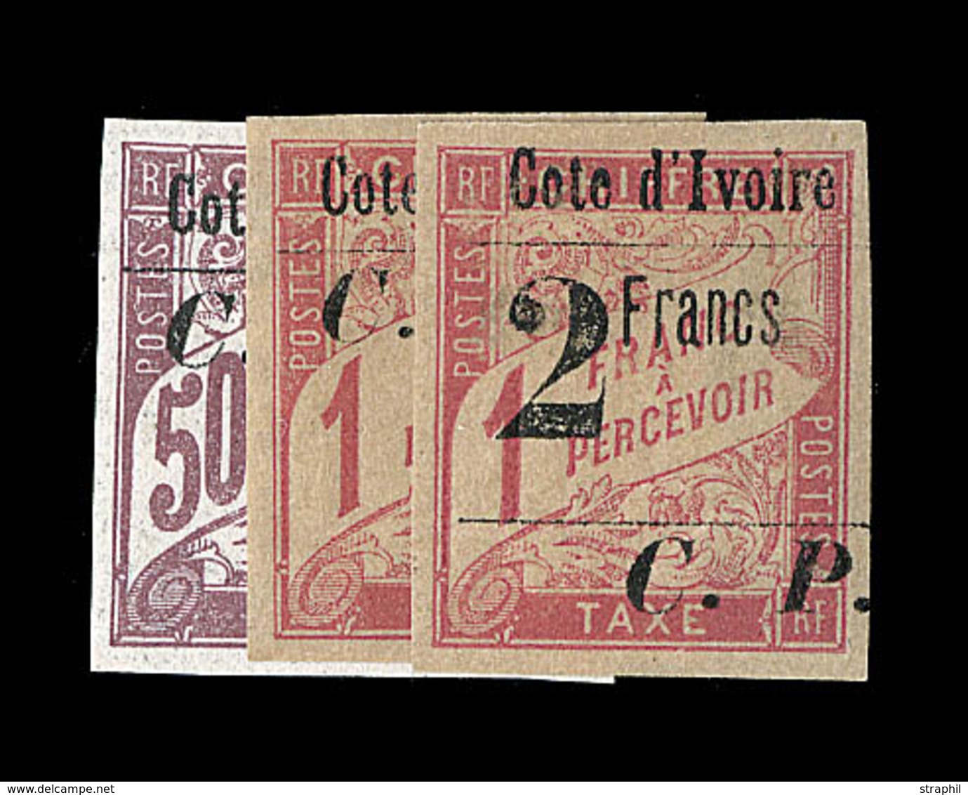 * COTE D'IVOIRE - COLIS POSTAUX  - * - N°18/20 - 3 Val. De 1905 - TB - Autres & Non Classés