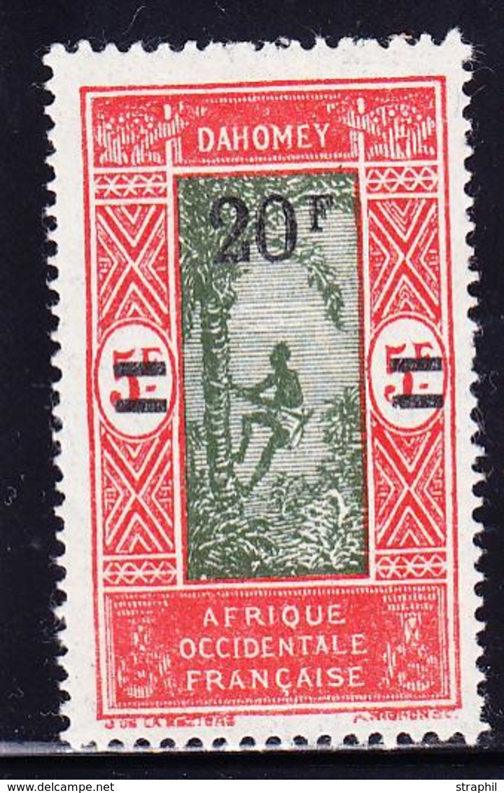 * DAHOMEY - * - N°84a - Sans Point Après "F" - TB - Other & Unclassified