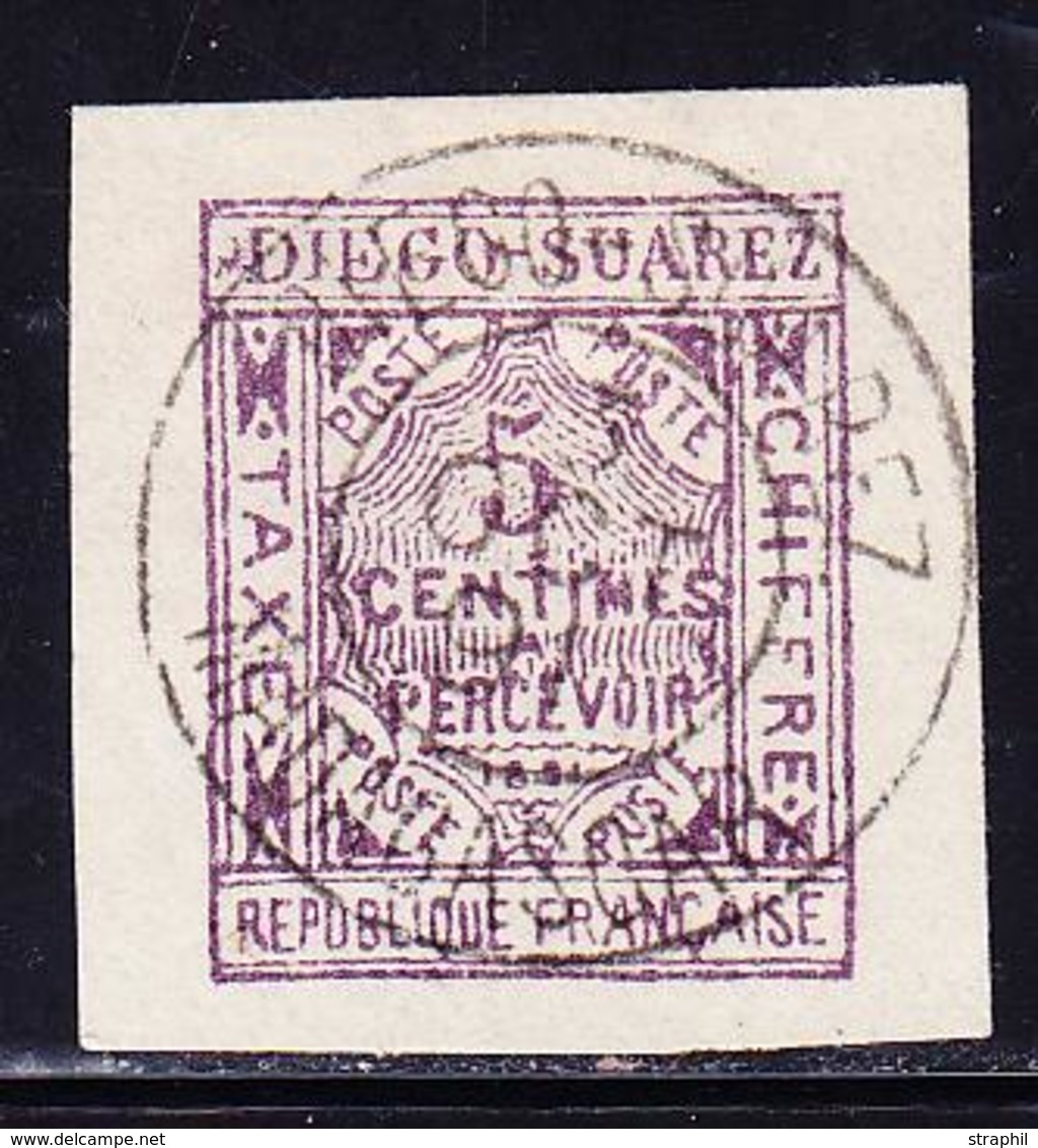 O DIEGO SUAREZ - TIMBRES TAXES - O - N°1 - 5c - Violet - TB - Other & Unclassified