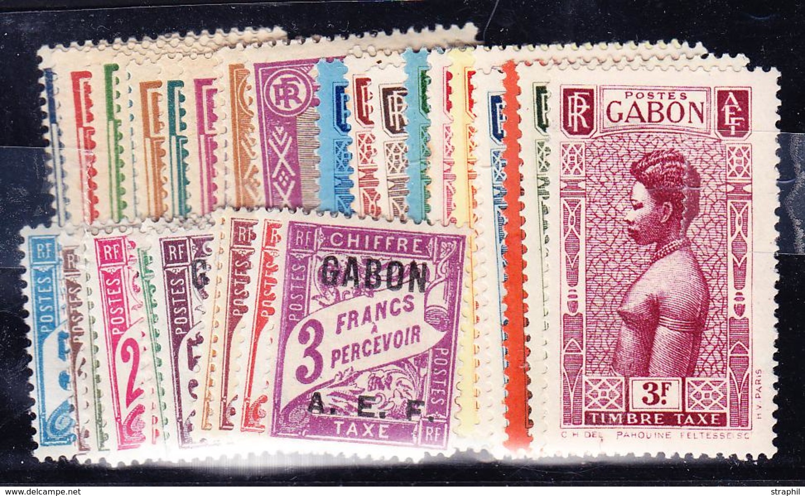 * GABON - TAXE - * - N°1/33 - Etats Divers - Maj. TB - Other & Unclassified