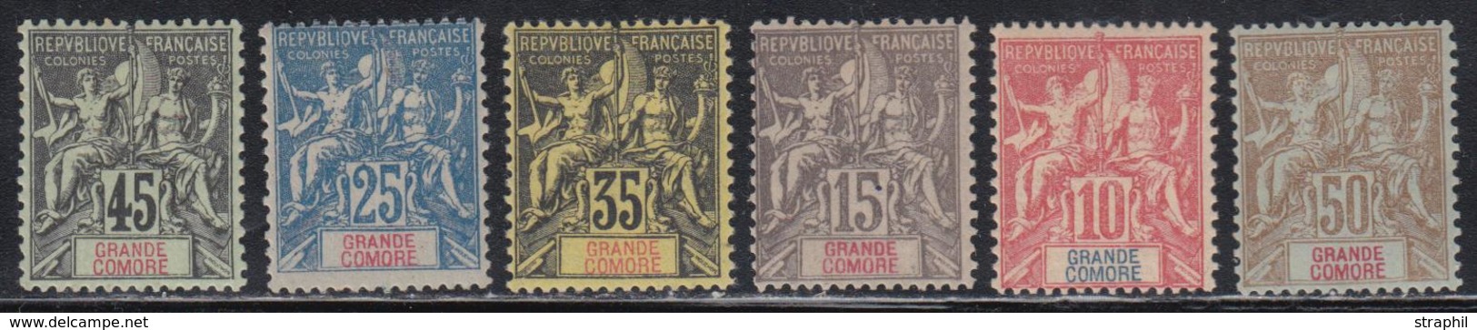 * GRANDE COMORE - * - N°14/19 - Les 6 Val. - TB - Other & Unclassified