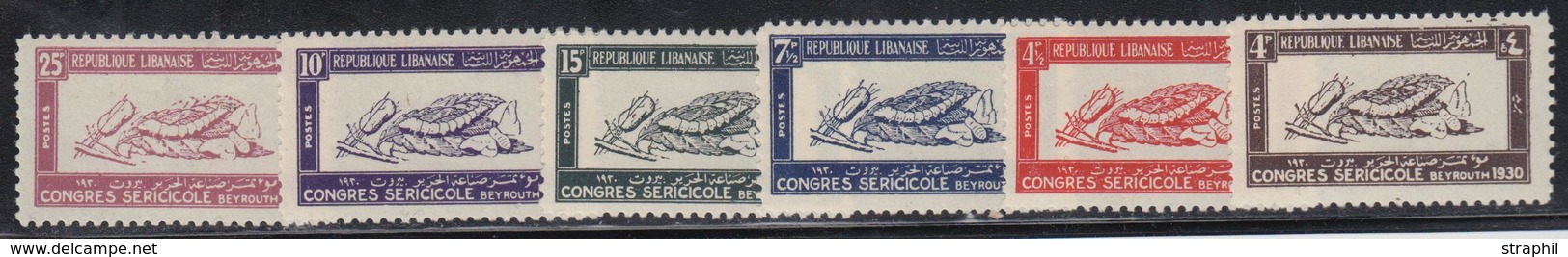 ** GRAND LIBAN - ** - N°122/127 - La Série - TB - Autres & Non Classés