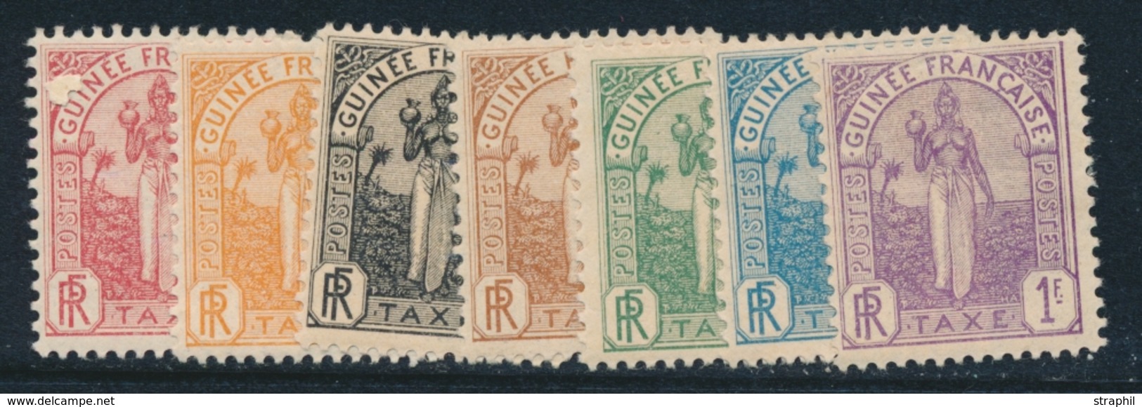 * GUINEE - TIMBRES TAXE - * - N°1/7 - TB - Other & Unclassified
