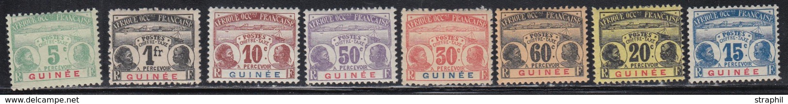 * GUINEE - TIMBRES TAXE - * - N°8/15 - 8 Val - TB - Autres & Non Classés