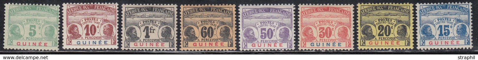 * GUINEE - TIMBRES TAXE - * - N°8/15 - La Série - TB - Other & Unclassified