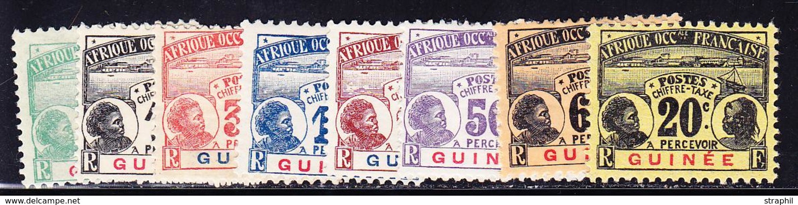 * GUINEE - TIMBRES TAXE - * - N°8/15 - 8 Val - TB - Other & Unclassified