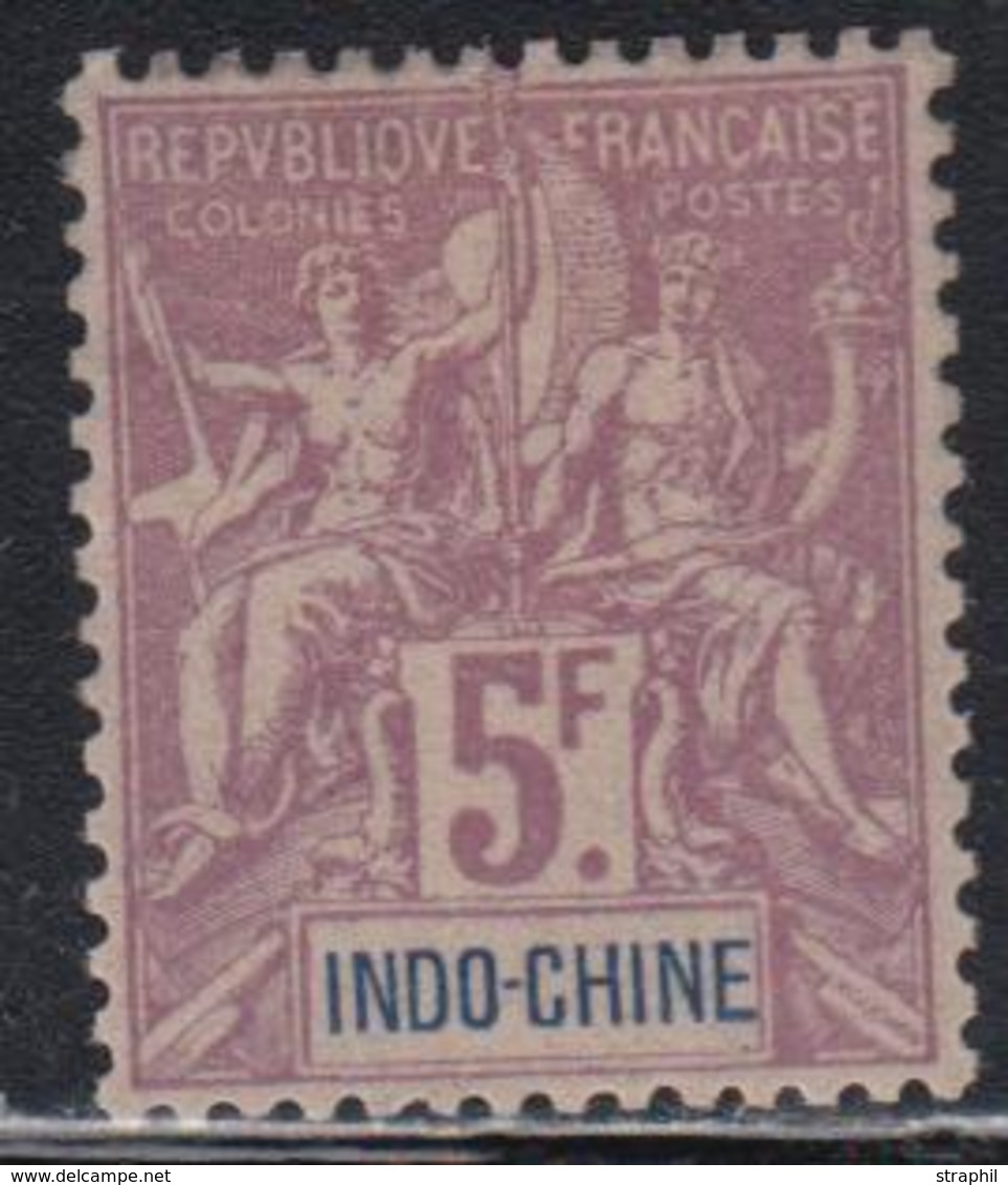 * INDOCHINE - * - N°16 - 5F Lilas - TB - Autres & Non Classés