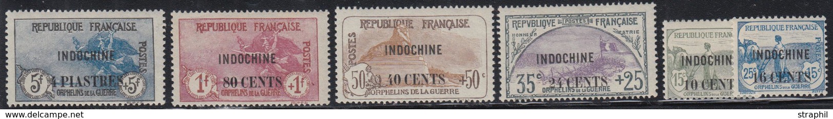 * INDOCHINE - * - N°90/95 - Orphelins - TB - Other & Unclassified