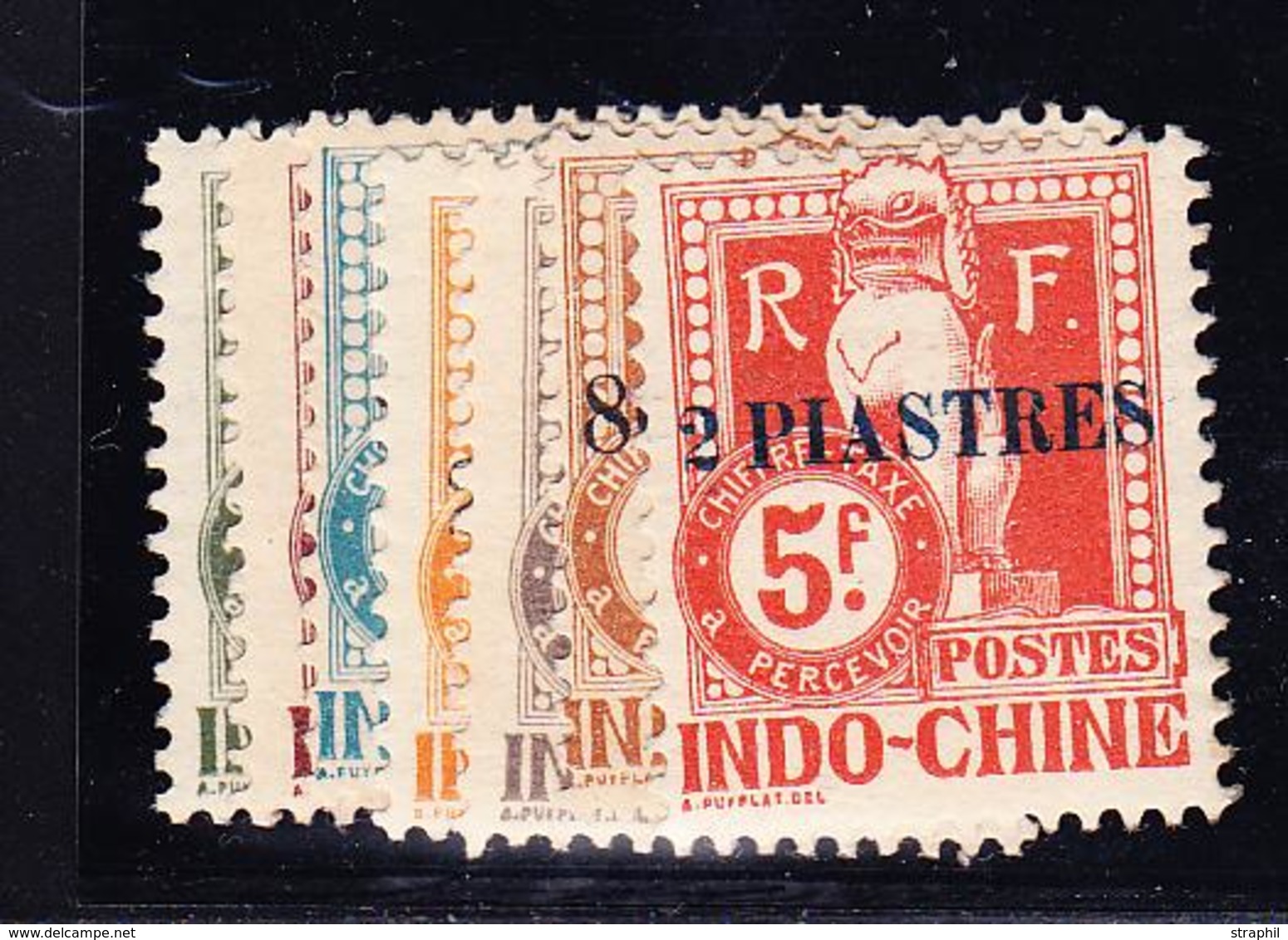 * INDOCHINE - TIMBRES TAXE - * - N°24/30 - TB - Other & Unclassified