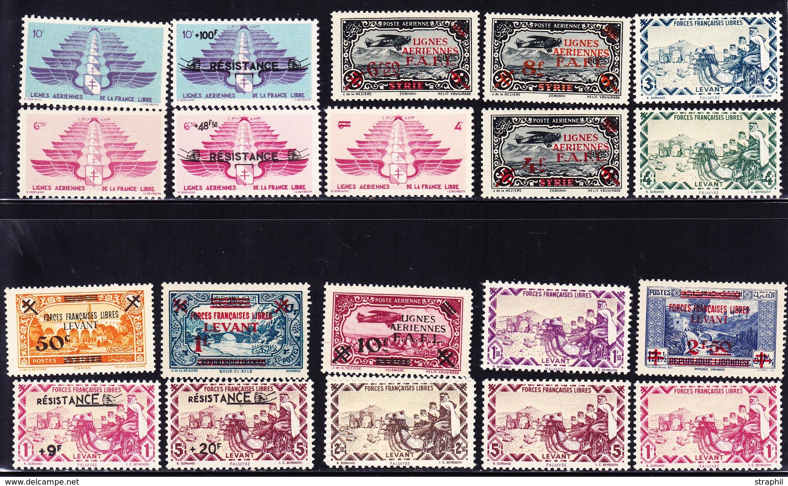 ** LEVANT - ** - N°41/52 - PA N°1/9 - TB - Other & Unclassified