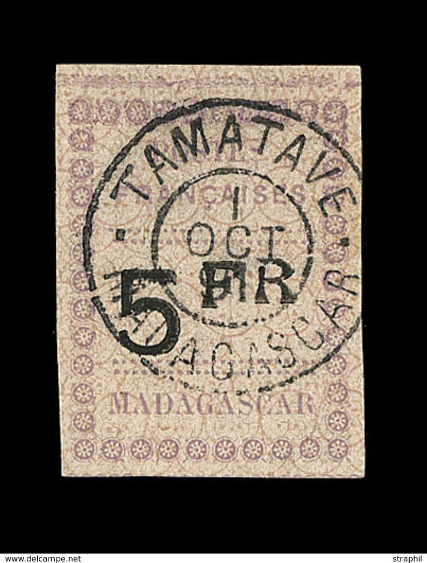 O MADAGASCAR - O - N°13 - 5F - Signé A. Brun - Belle Oblit. TAMATAVE - TB/SUP - Other & Unclassified