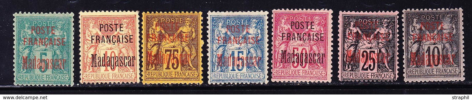 * MADAGASCAR - * - N°14/20 - Les 7 Val - TB - Other & Unclassified