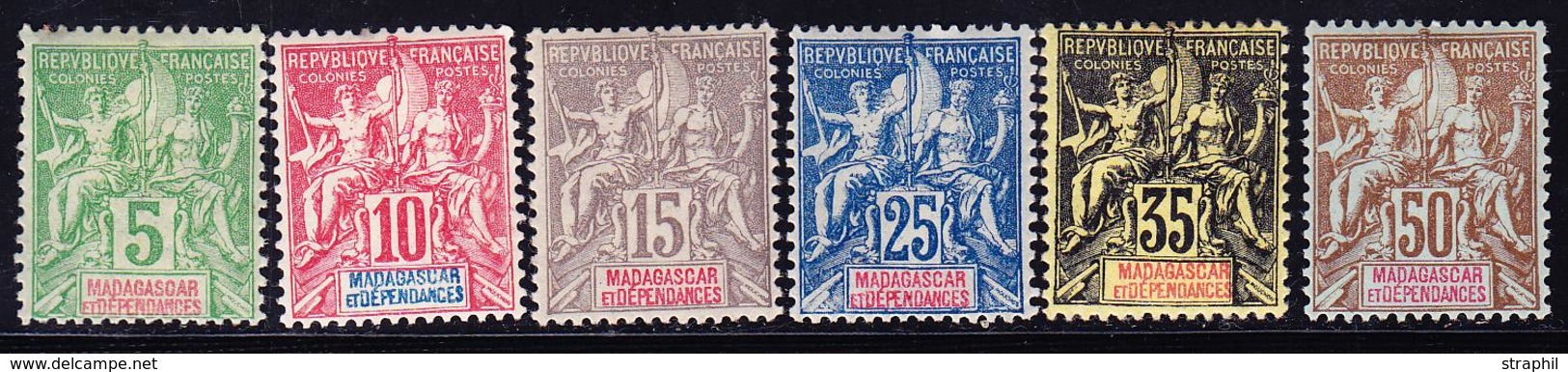 * MADAGASCAR - * - N°42A/47 - TB - Autres & Non Classés