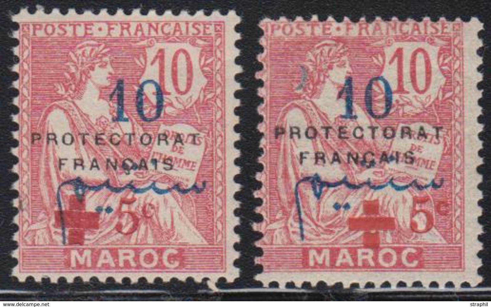* MAROC  - * - N°57/58 - Les 2 Val. TB - Other & Unclassified