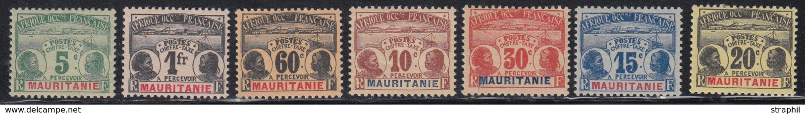 * MAURITANIE - TIMBRES TAXE - * - N°9/13, 15/16 - Maj. TB - Autres & Non Classés