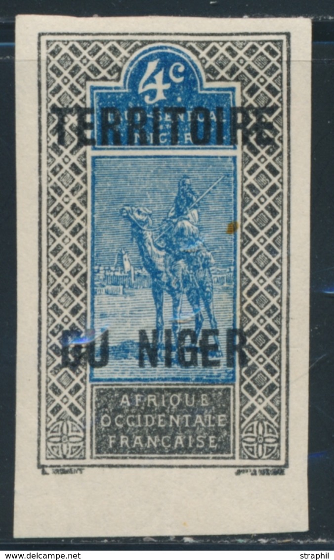 * NIGER - * - N°3a - 4c Noir Et Bleu - ND - BDF - TB - Autres & Non Classés