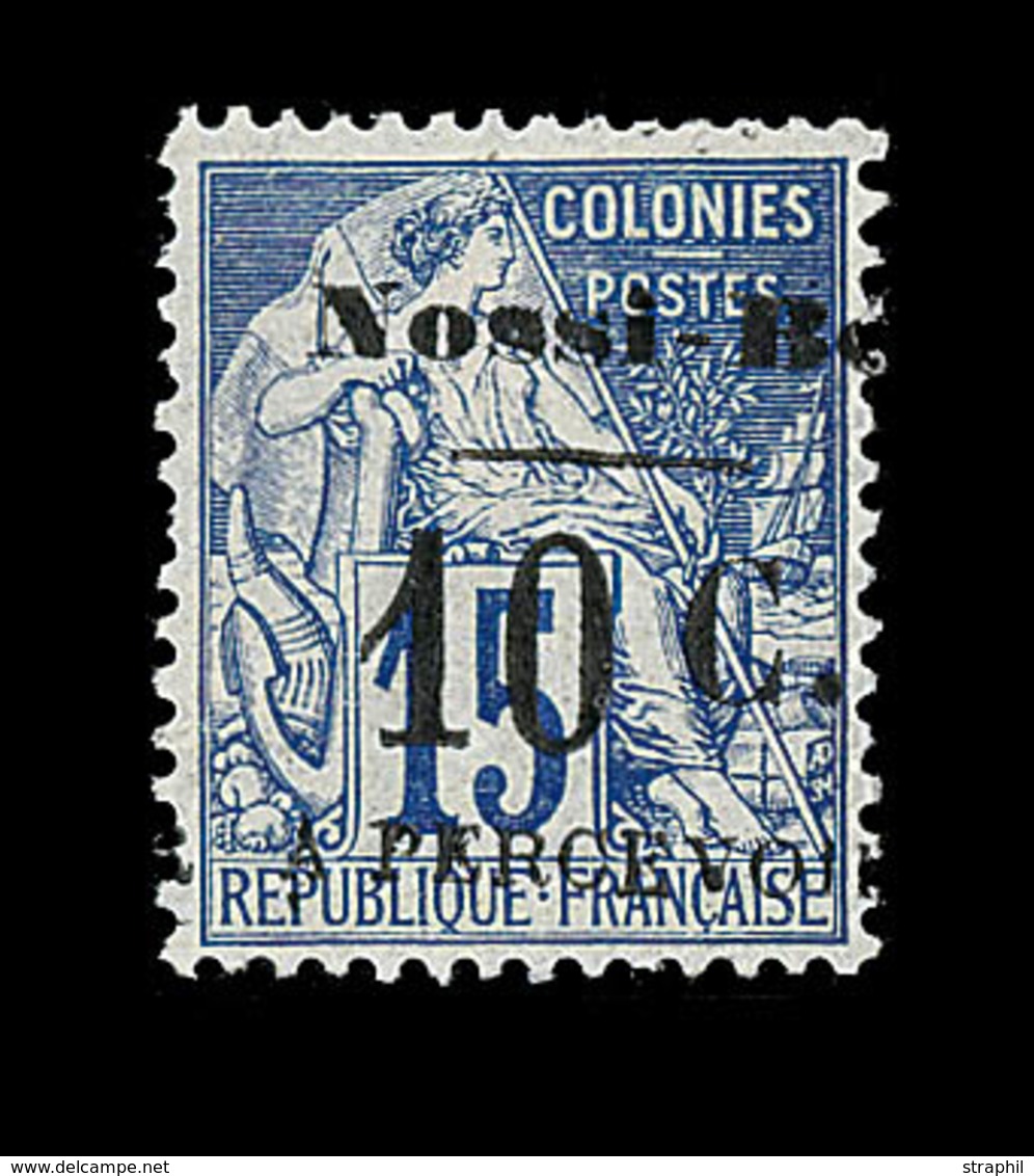 * NOSSI-BE - TIMBRES TAXE  - * - N°8 - 10c S/15c - TB - Other & Unclassified