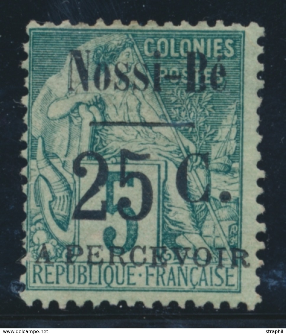 * NOSSI-BE - TIMBRES TAXE  - * - N°14 - Comme ** - Signé Calves - TB - Autres & Non Classés