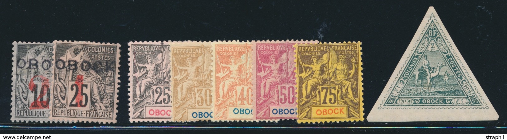 * OBOCK - * - N°21/22, 39/43, 45 - TB - Other & Unclassified