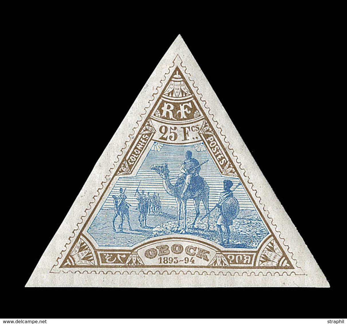 ** OBOCK - ** - N°63 - 25F Bistre Et Bleu - TB - Other & Unclassified