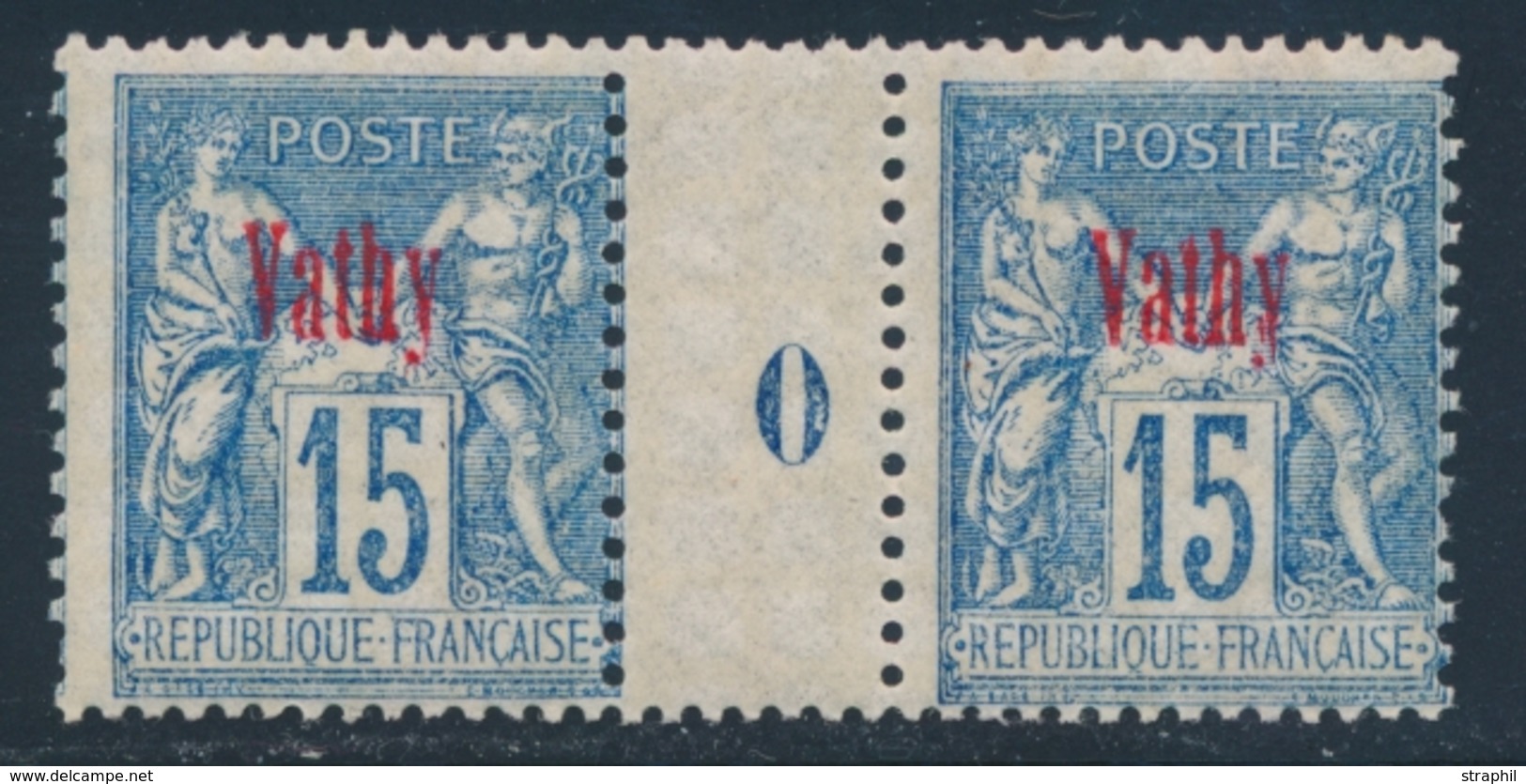 ** VATHY - ** - N°6 - 15c Bleu - Mill. 0 - TB - Other & Unclassified